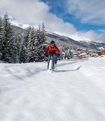 Vivi un’esperienza in e-bike sulla neve!